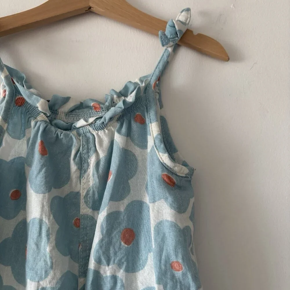 Little Co. by Lauren Conrad Boho daisy Floral print Romper Shorts Size 5 Girls‎